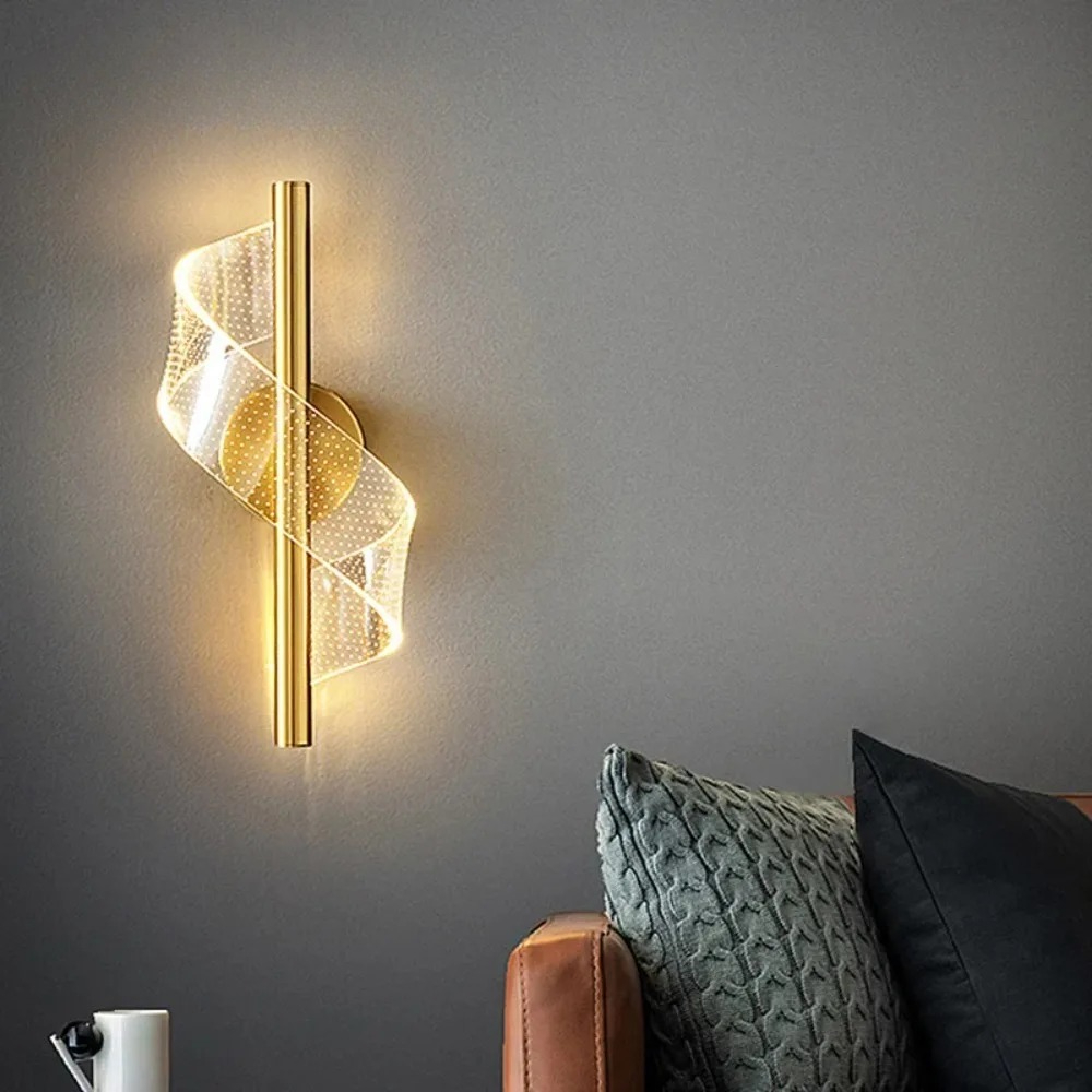 Foyer Lighting Wall Decor - JOYON 北欧 LED ウォールランプ屋内照明寝室ベッドサイドパーラー背景壁ライトモダンな屋内装飾燭台