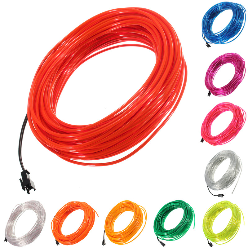 Decor Lighting Hours - 柔軟なLEDストリップライト,フレキシブルケーブル,20m,dc,12v,ネオンチューブ,車の装飾用,ドロップシッピング付き