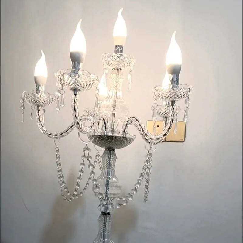 Wedding Lighting And Decor - モダンな高級キャンドルランプ結婚式のセンターピースエレガントなテーブルランプリビングルームのキャンドルライト美的装飾用品装飾