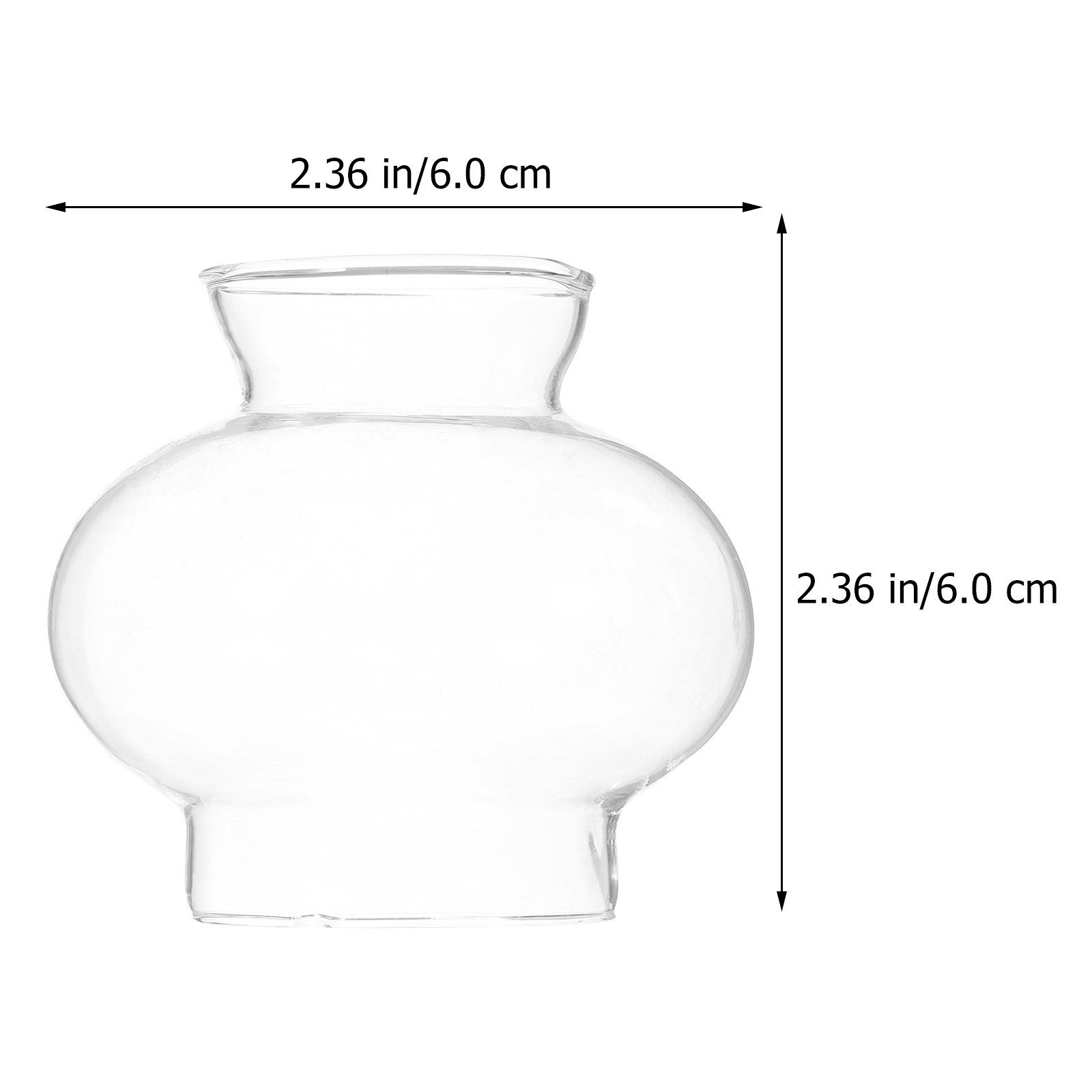 レトロな透明ガラスランプシェードオイルランプ用防風カバー装飾 - Wedding Lighting And Decor のレビューと価格