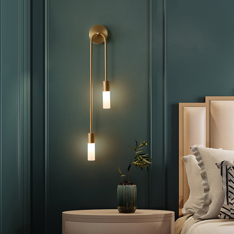 レトロ背景リビングルーム通路寝室ランプベッドサイド北欧クリエ - Lighting Decor For Room のレビューと価格