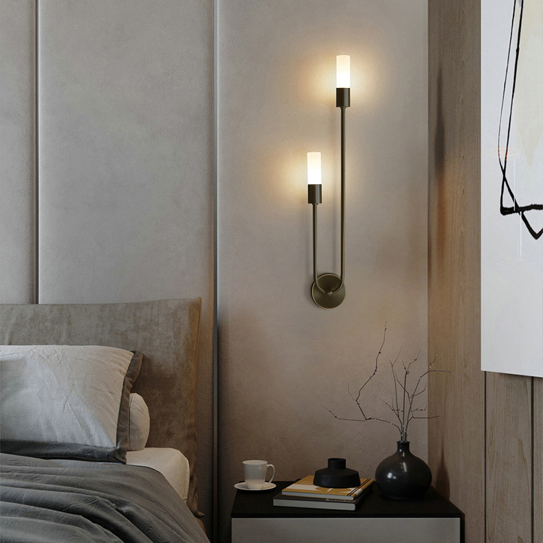 レトロ背景リビングルーム通路寝室ランプベッドサイド北欧クリエ - Lighting Decor For Room のレビューと価格