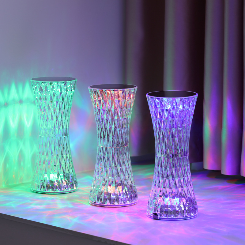 クリスタルベッドサイドテーブルランプクリスマスアクリル装飾ナ - Lighting Decor For Room のレビューと価格