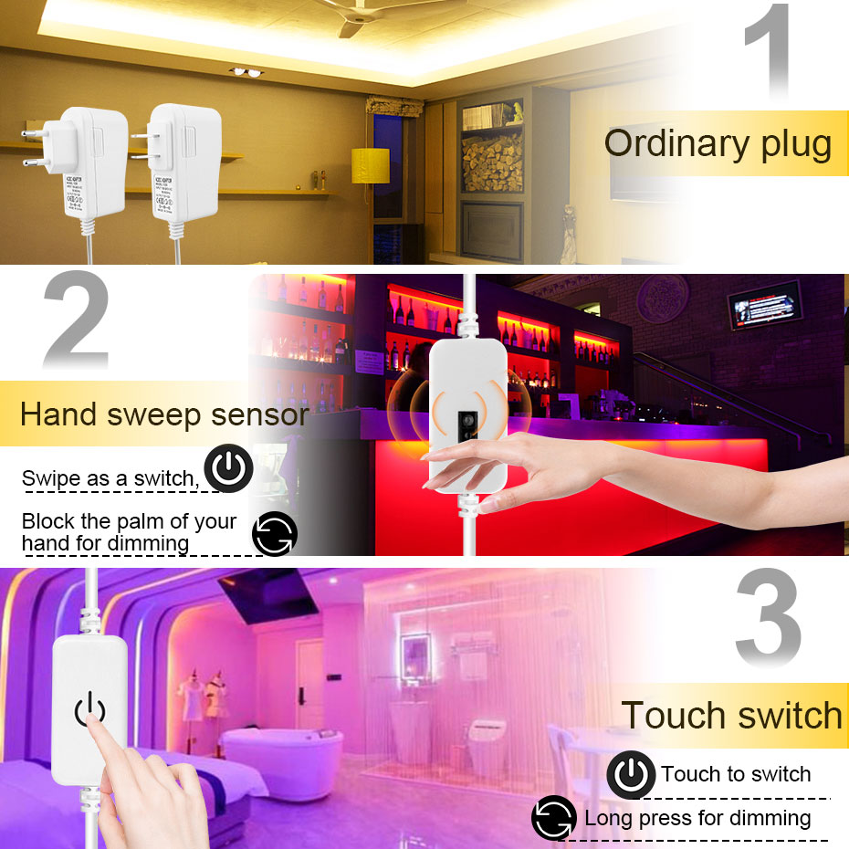 LED ストリップライト 2835SMD DC12V ハンド - Decor Lighting Hours のレビューと価格