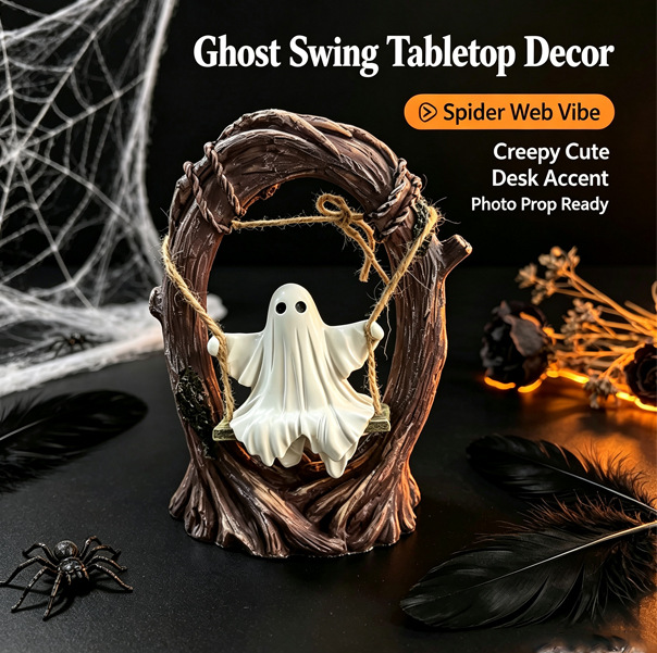 ホットセール新作ハロウィンインプオーナメントスイングゴースト - Decor Lighting Sales のレビューと価格