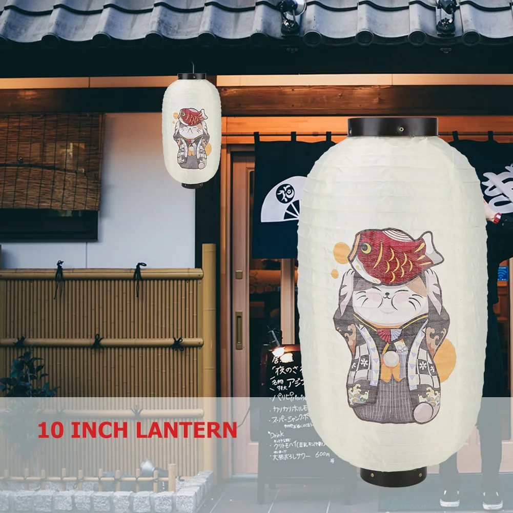 日本の提灯防水伝統的な中国の印刷ぶら下げビストロラーメン刺身 - Restaurant Lighting Decoration のレビューと価格