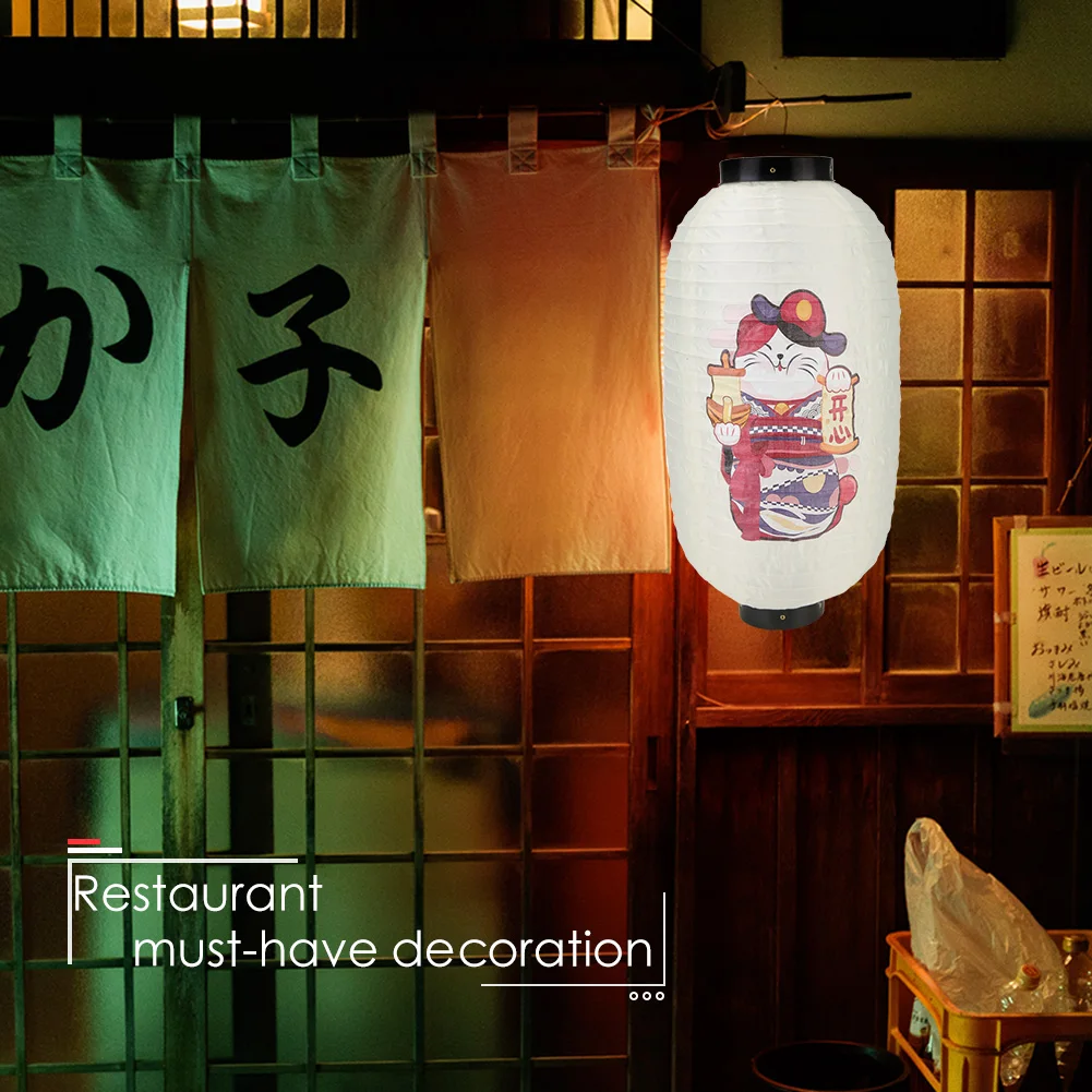 日本の提灯防水伝統的な中国の印刷ぶら下げビストロラーメン刺身 - Restaurant Lighting Decoration のレビューと価格