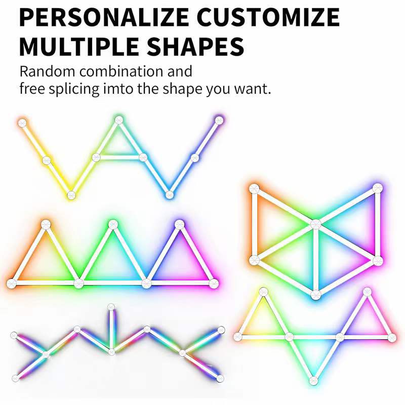 新しい無料スプライシング DIY RGB カラフルな雰囲気ラ - Foyer Lighting Wall Decor のレビューと価格