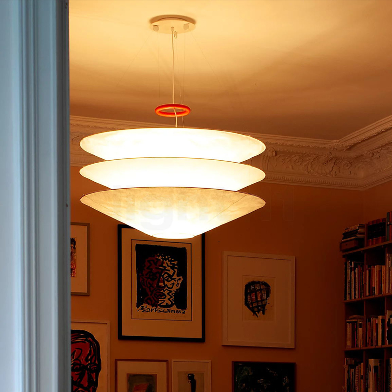 フローテーションペンダントランプ北欧紙ライトシェードサスペン - Japanese Lighting Decor のレビューと価格