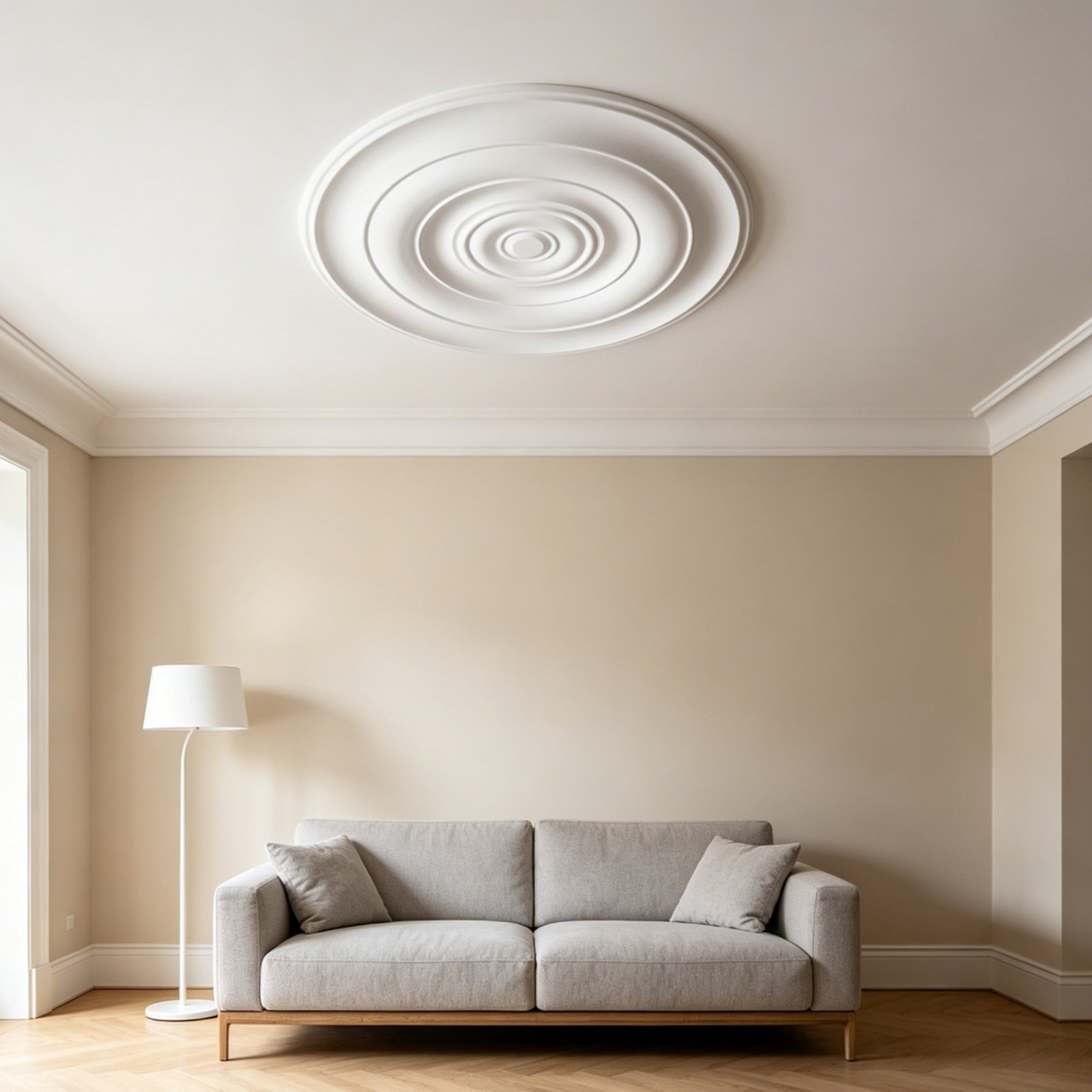 ラウンド天井メダリオンヨーロッパデザインPU天井装飾照明器具 - Decor Lighting & Decor Fires のレビューと価格