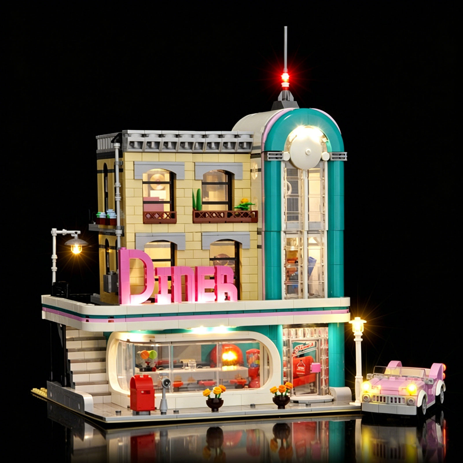 LYBMTWF LED照明キット レゴ10260ノスタルジッ - Restaurant Lighting Decoration のレビューと価格