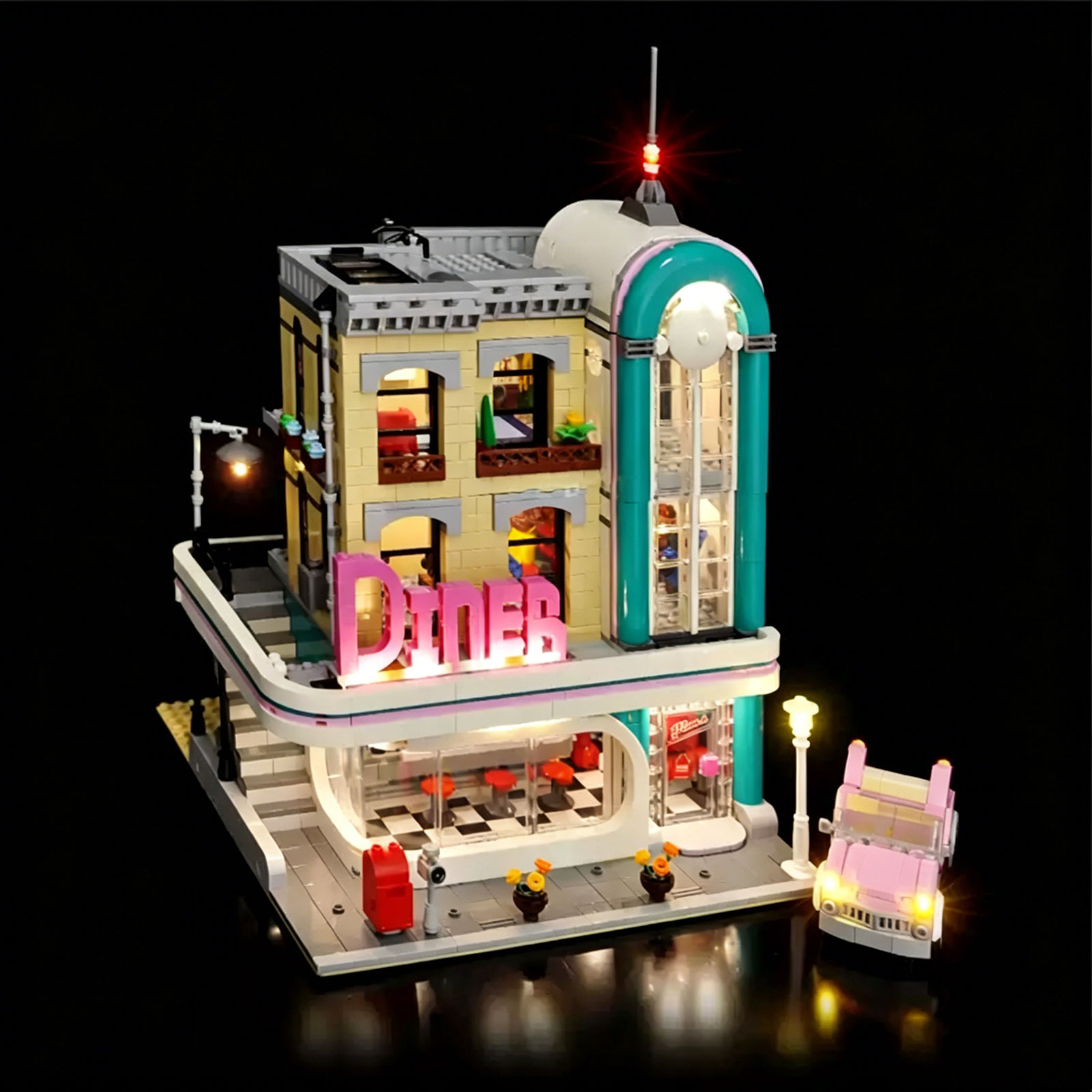 LYBMTWF LED照明キット レゴ10260ノスタルジッ - Restaurant Lighting Decoration のレビューと価格