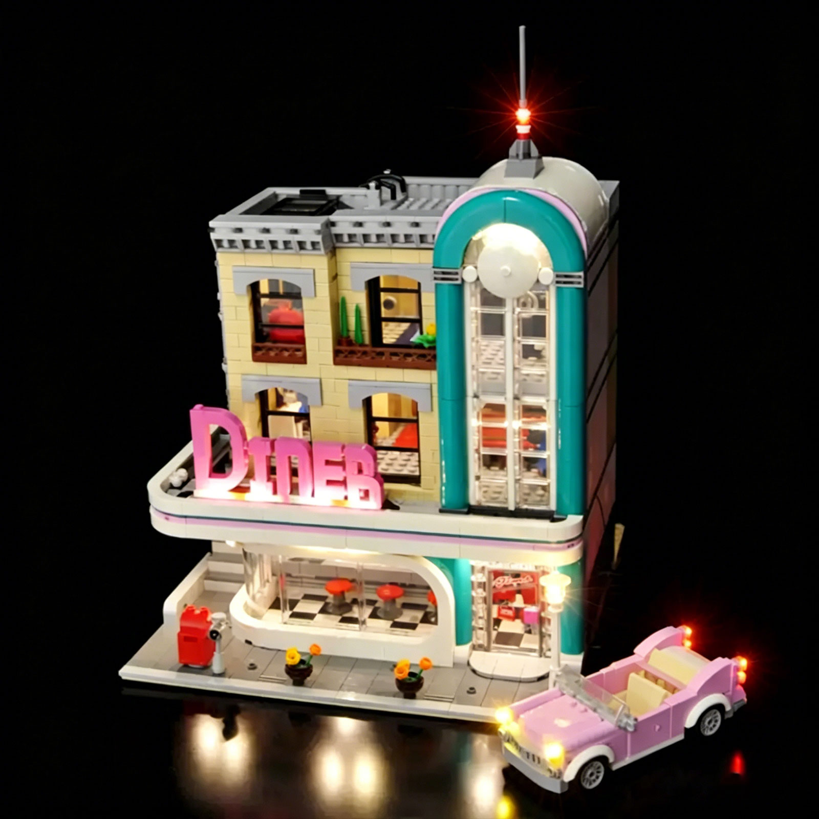 LYBMTWF LED照明キット レゴ10260ノスタルジッ - Restaurant Lighting Decoration のレビューと価格