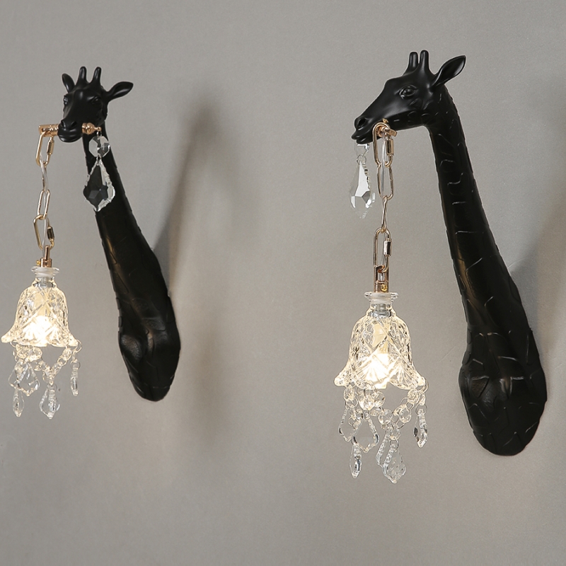 樹脂キリン LED ウォールランプベッドサイド照明廊下リビン - Decor Lighting Sales のレビューと価格