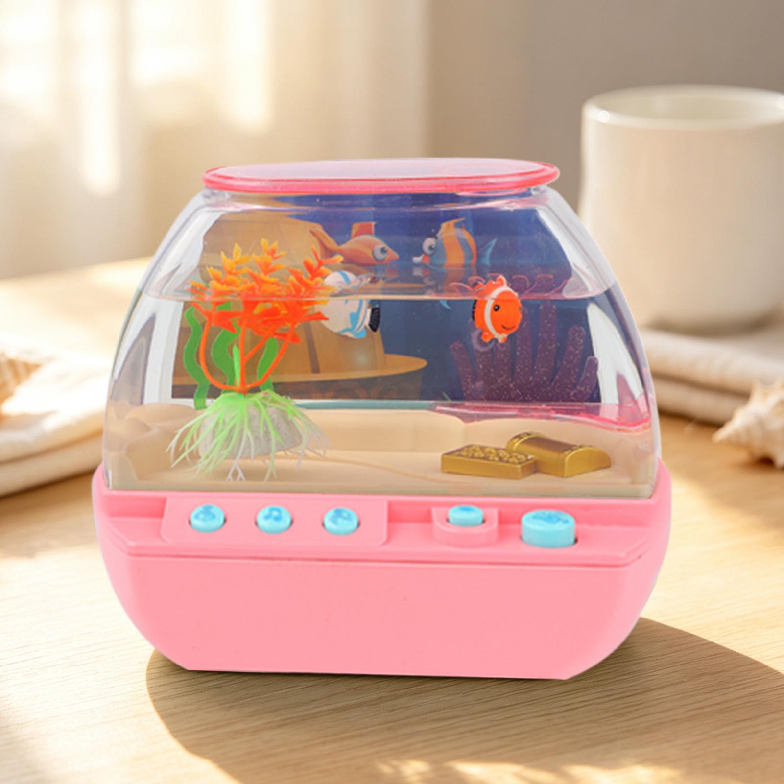 おもちゃの水槽 ホームデコレーション 音楽と光付き 模擬水槽 - Decor Lighting & Decor Fires のレビューと価格