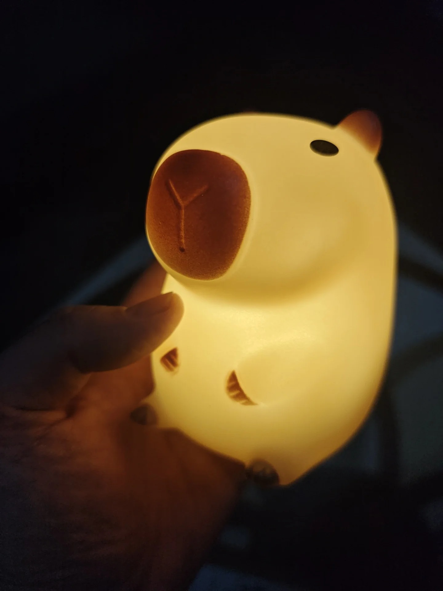 かわいいペットのカピバラナイトライト、漫画風シリコン製クリエ - Decor Lighting Sales のレビューと価格