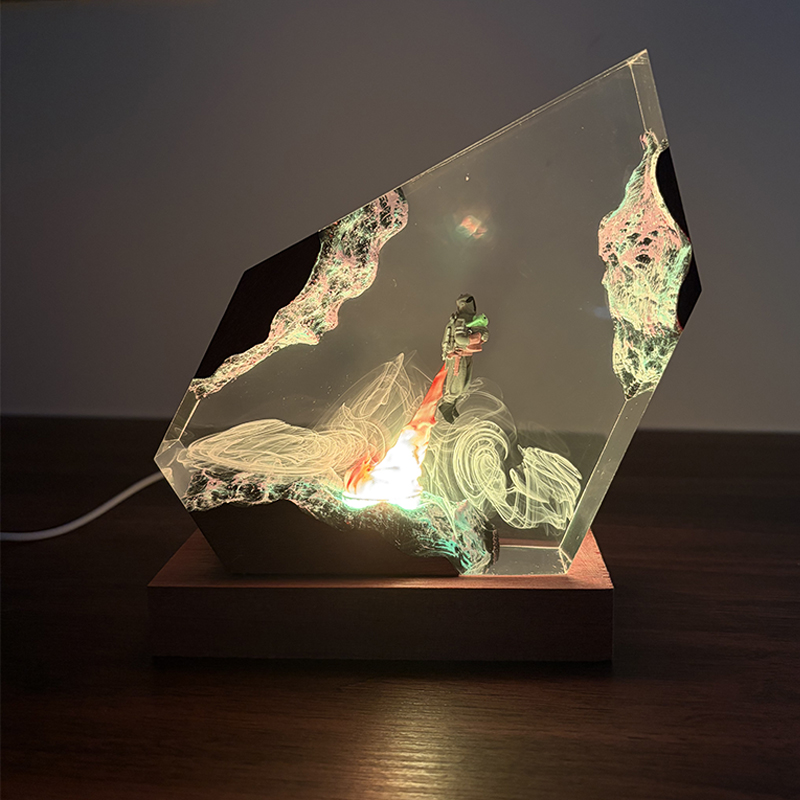 SFアニメフィギュア生物樹脂製テーブルライトクリエイティブア - Wedding Lighting And Decor のレビューと価格