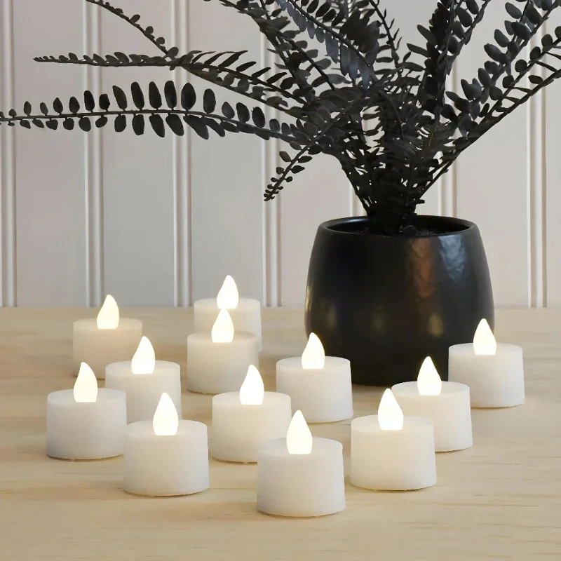 新しいデザインのリアルな揺らめきのある炎のないLEDティーラ - Wedding Lighting And Decor のレビューと価格