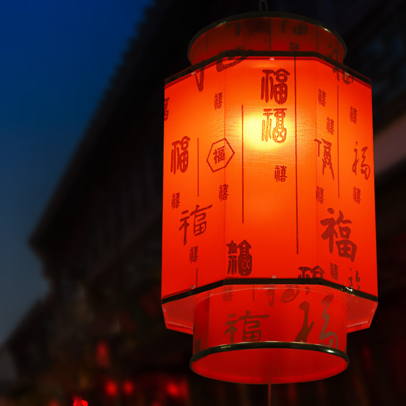 中国の赤いランタンシャンデリア、手動材料、防水、日焼け止めプ - Restaurant Lighting Decoration のレビューと価格
