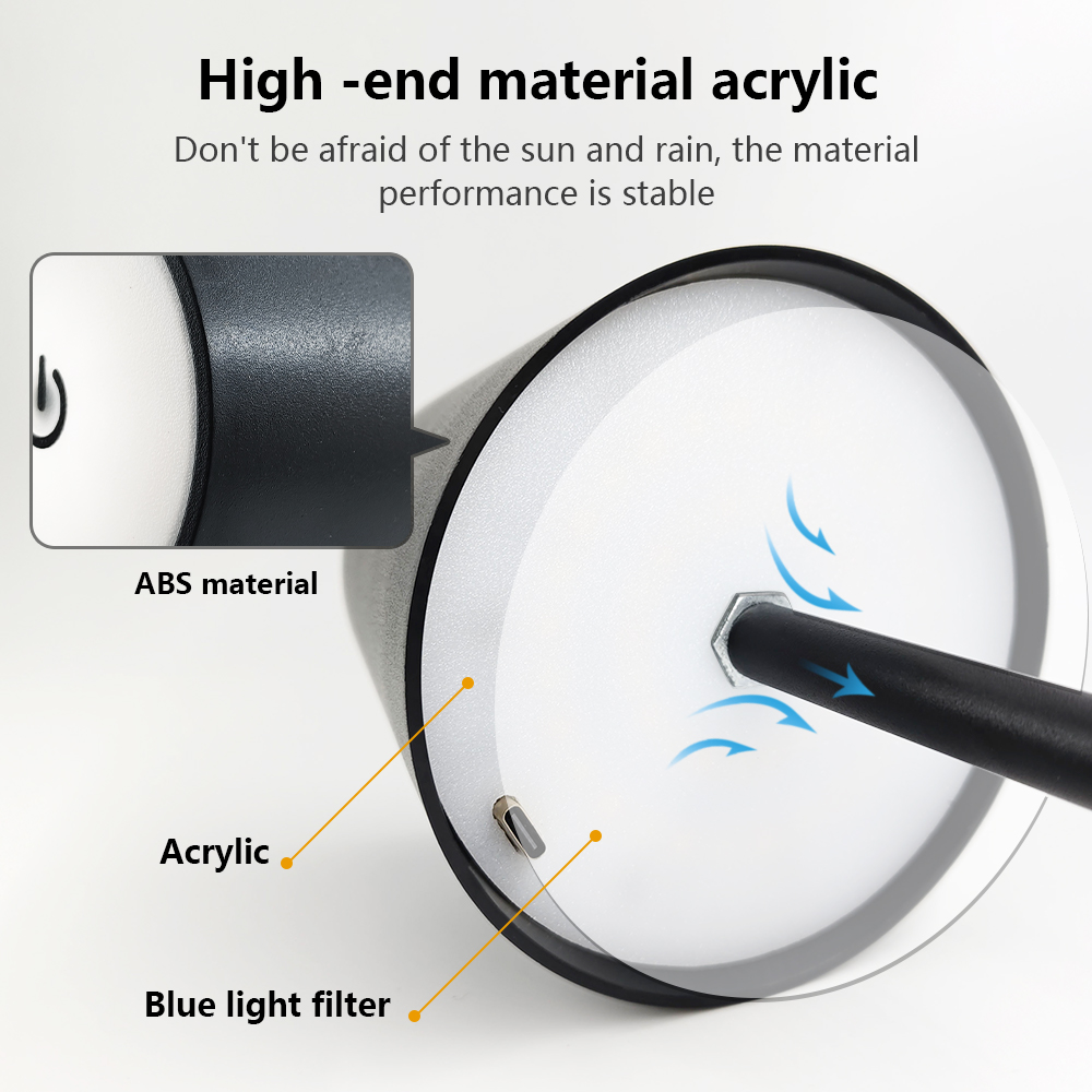 LED充電式デスクライトワイヤレステーブルランプ無段階調光タ - Lighting Decor For Room のレビューと価格