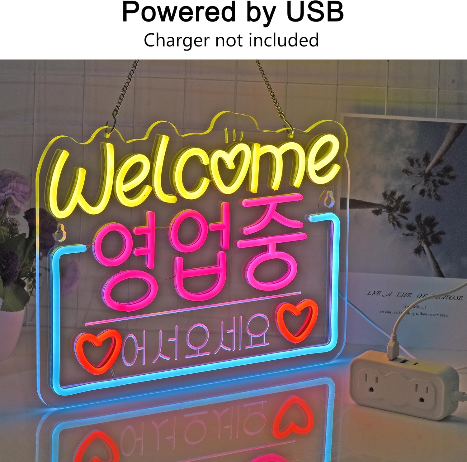 韓国ウェルカムセールネオンサインネオンライトレストランストア - Decor Lighting Sales のレビューと価格